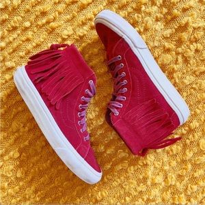 Vans SK8-Hi Maroon Moccasin Sneakers 7.5